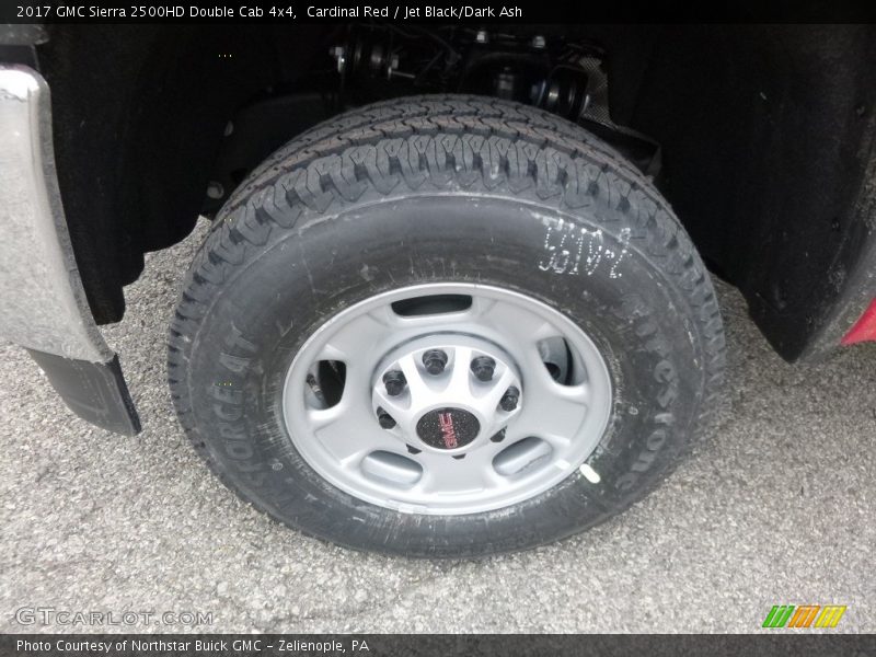 Cardinal Red / Jet Black/Dark Ash 2017 GMC Sierra 2500HD Double Cab 4x4