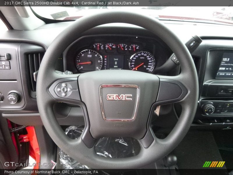 Cardinal Red / Jet Black/Dark Ash 2017 GMC Sierra 2500HD Double Cab 4x4
