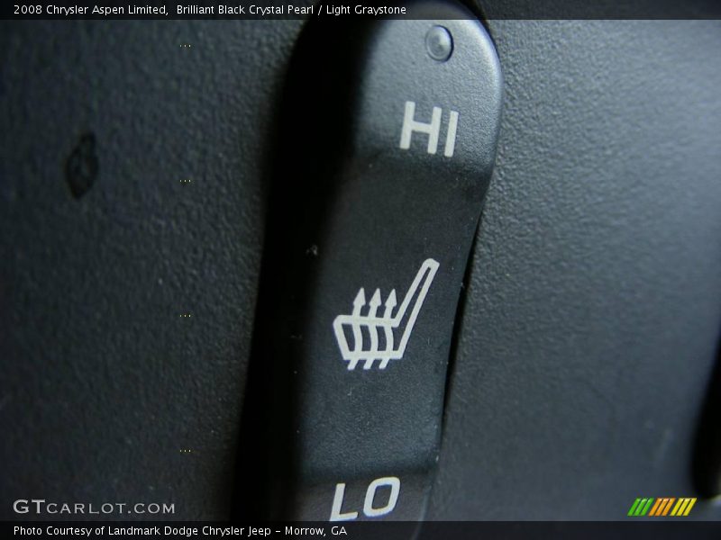 Brilliant Black Crystal Pearl / Light Graystone 2008 Chrysler Aspen Limited