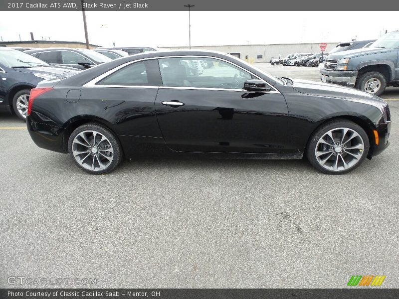 Black Raven / Jet Black 2017 Cadillac ATS AWD