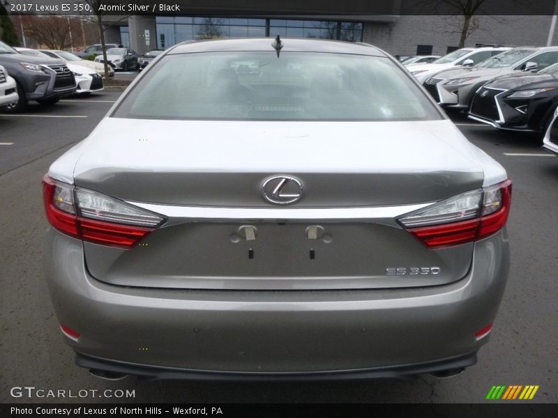 Atomic Silver / Black 2017 Lexus ES 350