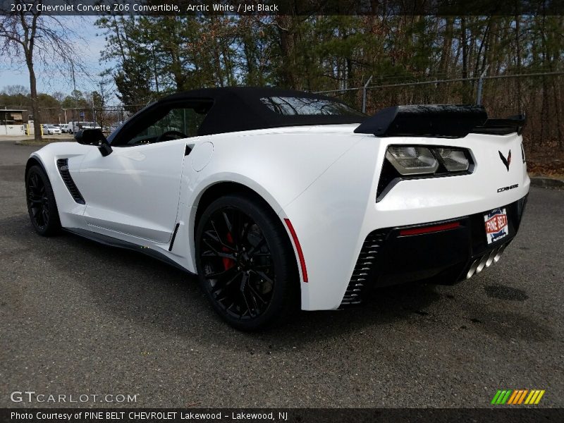 Arctic White / Jet Black 2017 Chevrolet Corvette Z06 Convertible