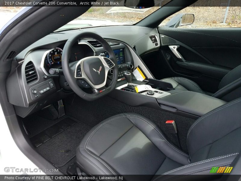 Arctic White / Jet Black 2017 Chevrolet Corvette Z06 Convertible