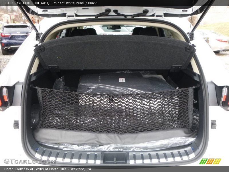 Eminent White Pearl / Black 2017 Lexus NX 200t AWD