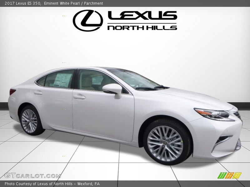 Eminent White Pearl / Parchment 2017 Lexus ES 350