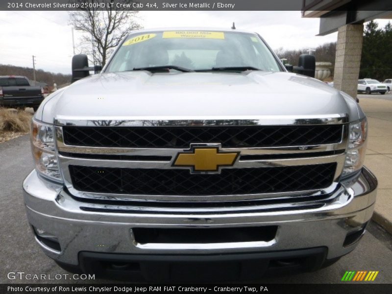 Silver Ice Metallic / Ebony 2014 Chevrolet Silverado 2500HD LT Crew Cab 4x4
