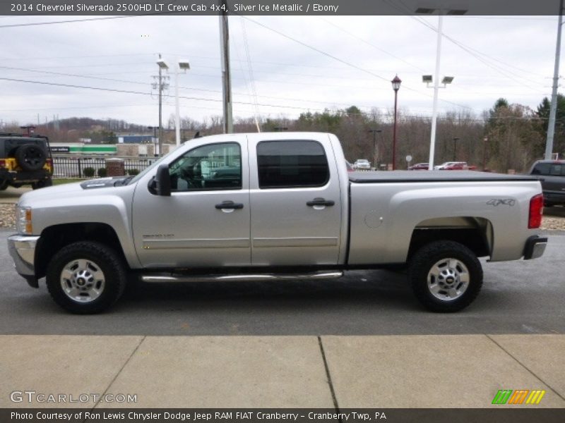 Silver Ice Metallic / Ebony 2014 Chevrolet Silverado 2500HD LT Crew Cab 4x4
