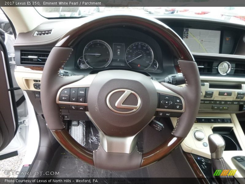 Eminent White Pearl / Parchment 2017 Lexus ES 350