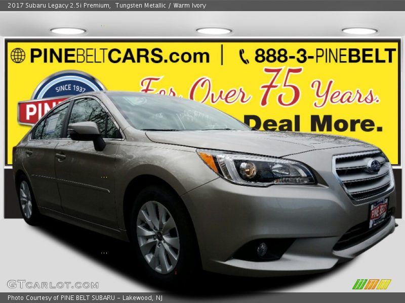 Tungsten Metallic / Warm Ivory 2017 Subaru Legacy 2.5i Premium