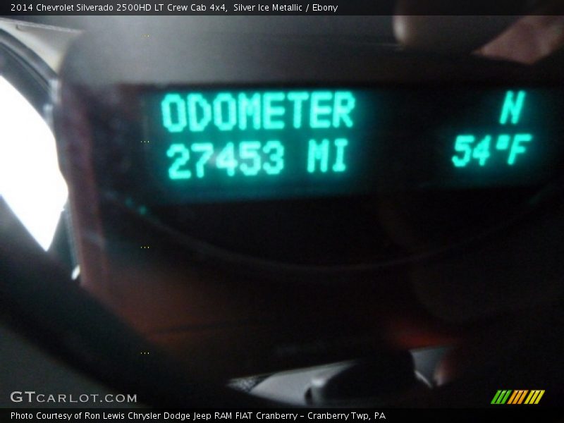 Silver Ice Metallic / Ebony 2014 Chevrolet Silverado 2500HD LT Crew Cab 4x4