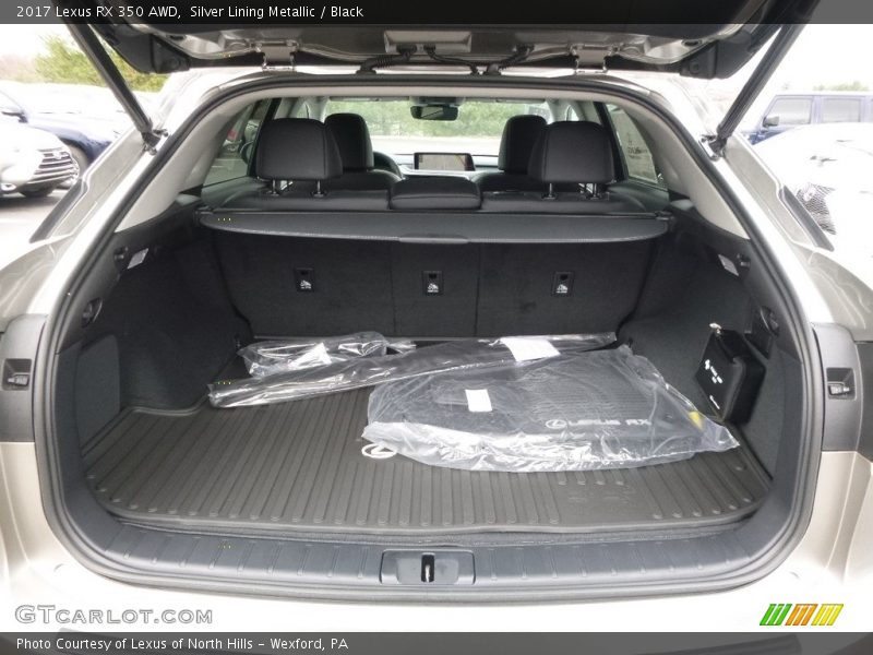 Silver Lining Metallic / Black 2017 Lexus RX 350 AWD