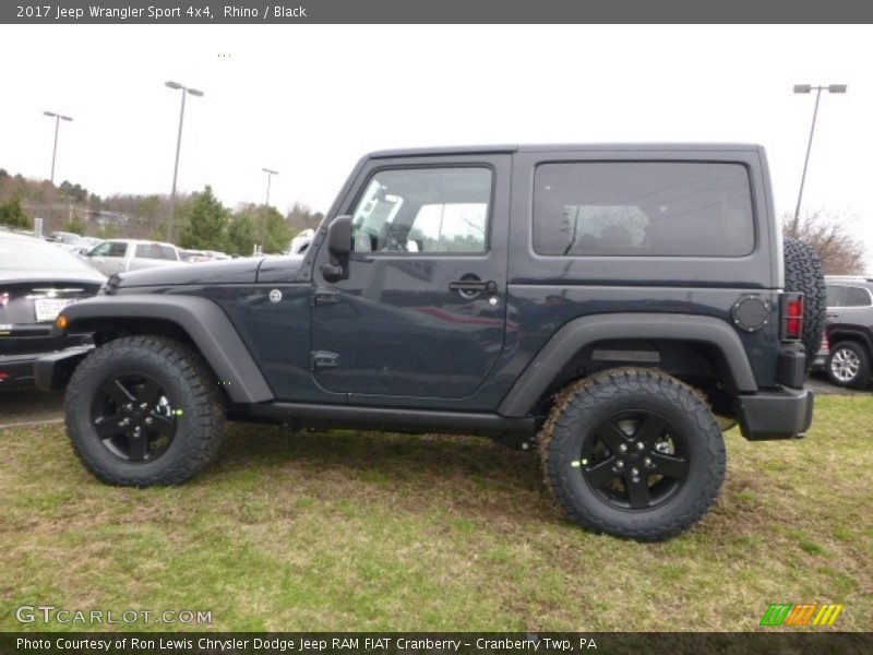 Rhino / Black 2017 Jeep Wrangler Sport 4x4