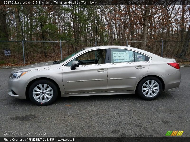 Tungsten Metallic / Warm Ivory 2017 Subaru Legacy 2.5i Premium