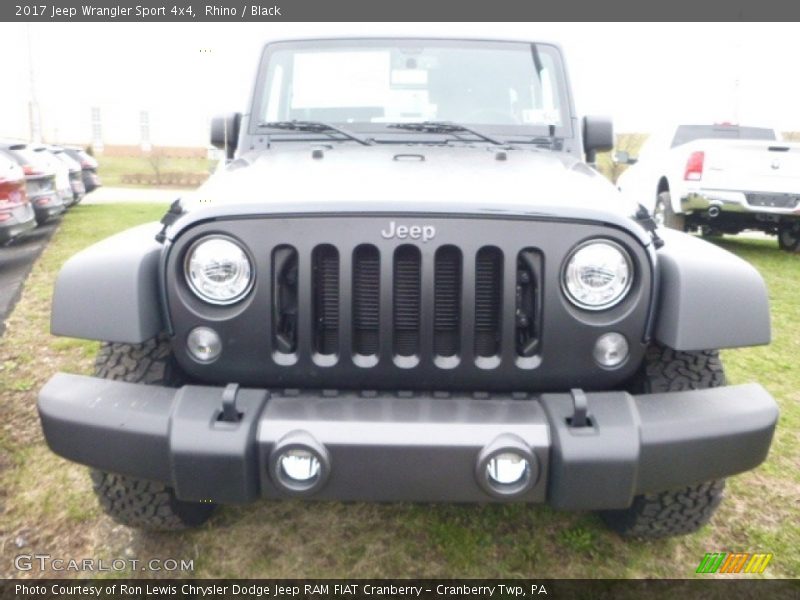 Rhino / Black 2017 Jeep Wrangler Sport 4x4