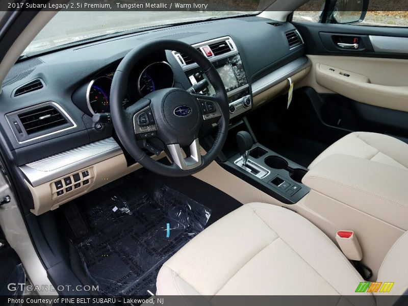Tungsten Metallic / Warm Ivory 2017 Subaru Legacy 2.5i Premium