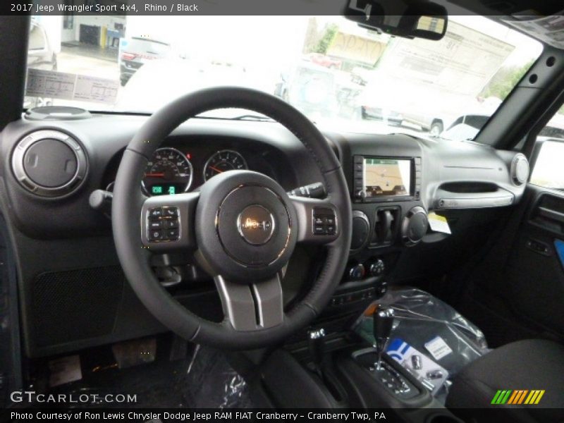 Rhino / Black 2017 Jeep Wrangler Sport 4x4