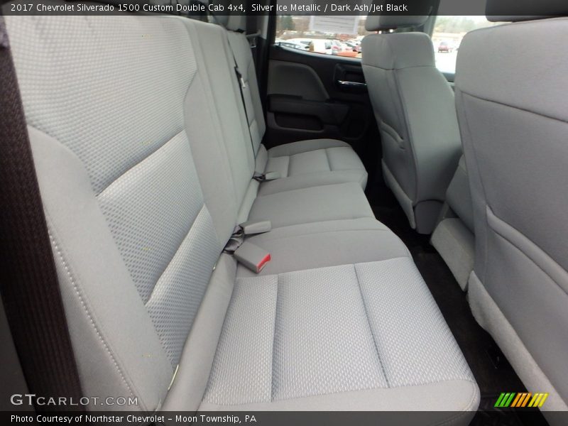 Silver Ice Metallic / Dark Ash/Jet Black 2017 Chevrolet Silverado 1500 Custom Double Cab 4x4