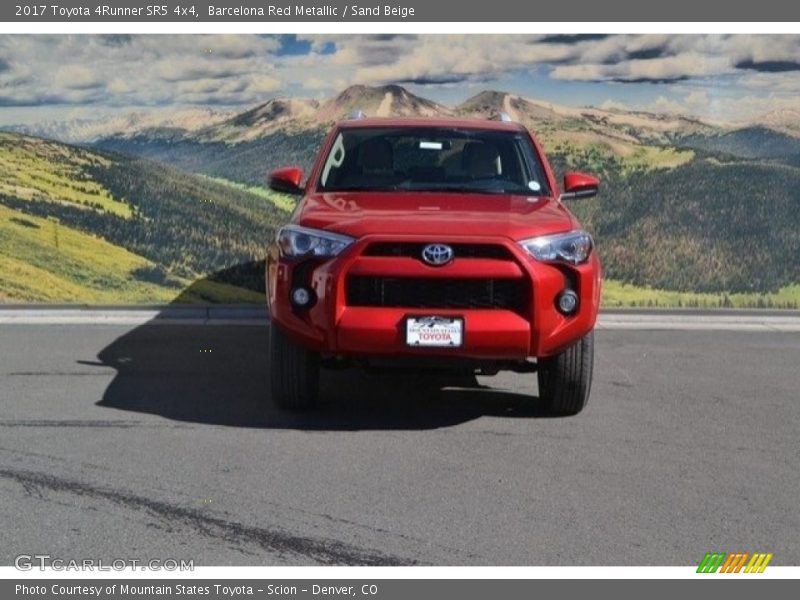 Barcelona Red Metallic / Sand Beige 2017 Toyota 4Runner SR5 4x4
