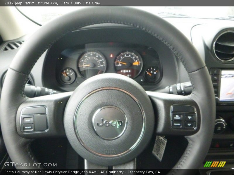 Black / Dark Slate Gray 2017 Jeep Patriot Latitude 4x4