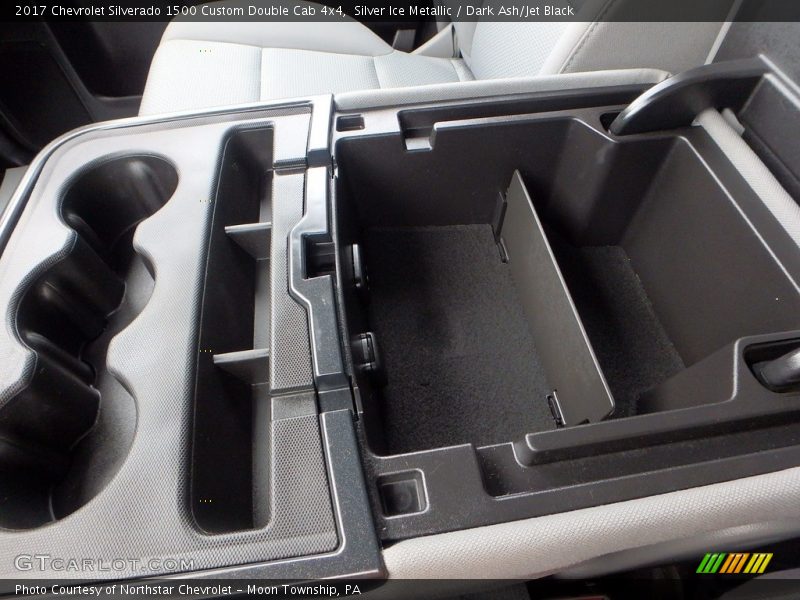 Silver Ice Metallic / Dark Ash/Jet Black 2017 Chevrolet Silverado 1500 Custom Double Cab 4x4