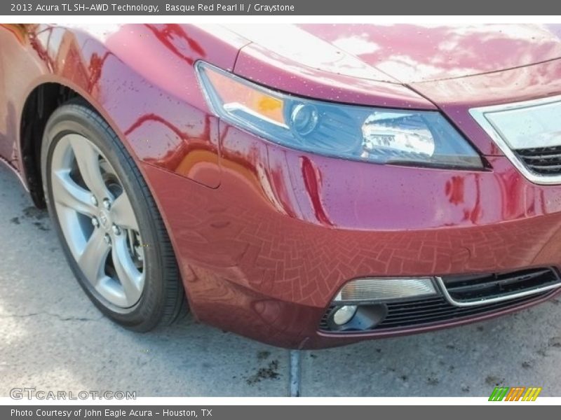 Basque Red Pearl II / Graystone 2013 Acura TL SH-AWD Technology