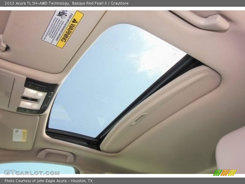Basque Red Pearl II / Graystone 2013 Acura TL SH-AWD Technology
