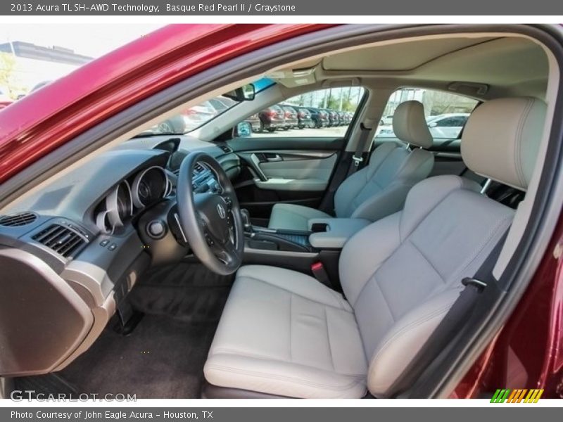 Basque Red Pearl II / Graystone 2013 Acura TL SH-AWD Technology