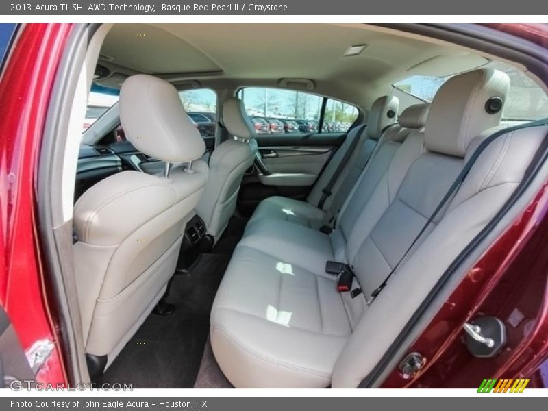 Basque Red Pearl II / Graystone 2013 Acura TL SH-AWD Technology