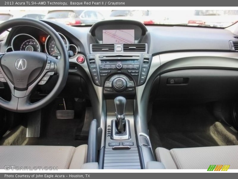 Basque Red Pearl II / Graystone 2013 Acura TL SH-AWD Technology