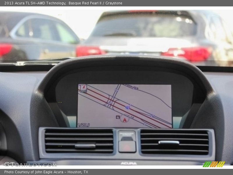 Basque Red Pearl II / Graystone 2013 Acura TL SH-AWD Technology
