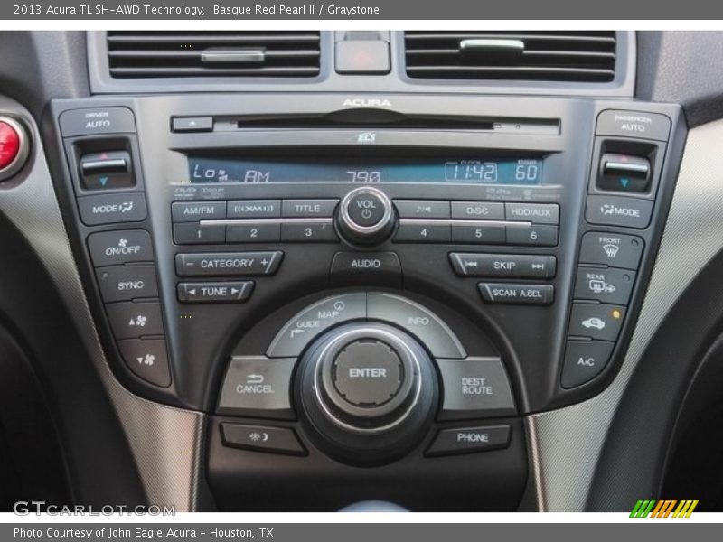 Basque Red Pearl II / Graystone 2013 Acura TL SH-AWD Technology