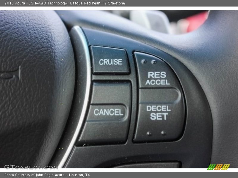Basque Red Pearl II / Graystone 2013 Acura TL SH-AWD Technology