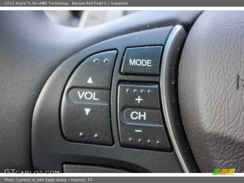Basque Red Pearl II / Graystone 2013 Acura TL SH-AWD Technology