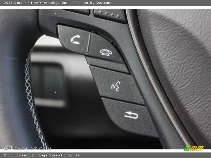 Basque Red Pearl II / Graystone 2013 Acura TL SH-AWD Technology