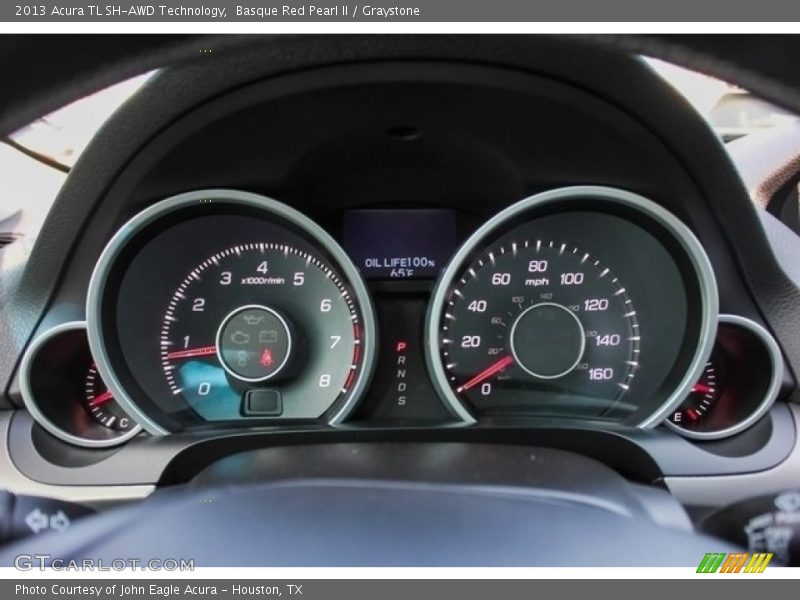 Basque Red Pearl II / Graystone 2013 Acura TL SH-AWD Technology