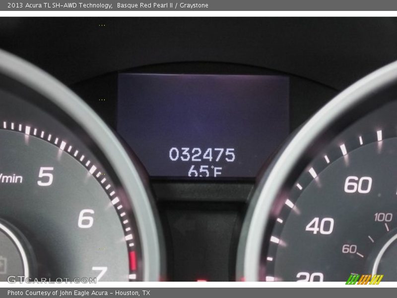 Basque Red Pearl II / Graystone 2013 Acura TL SH-AWD Technology