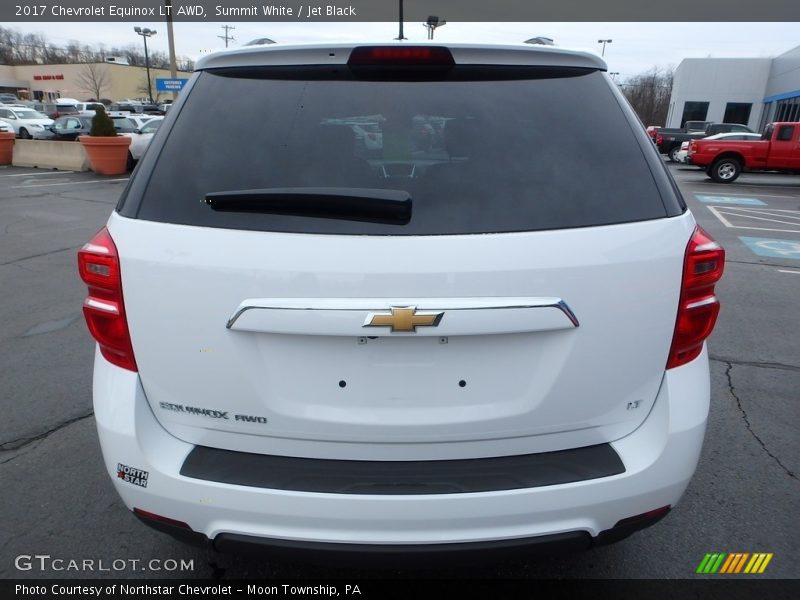 Summit White / Jet Black 2017 Chevrolet Equinox LT AWD