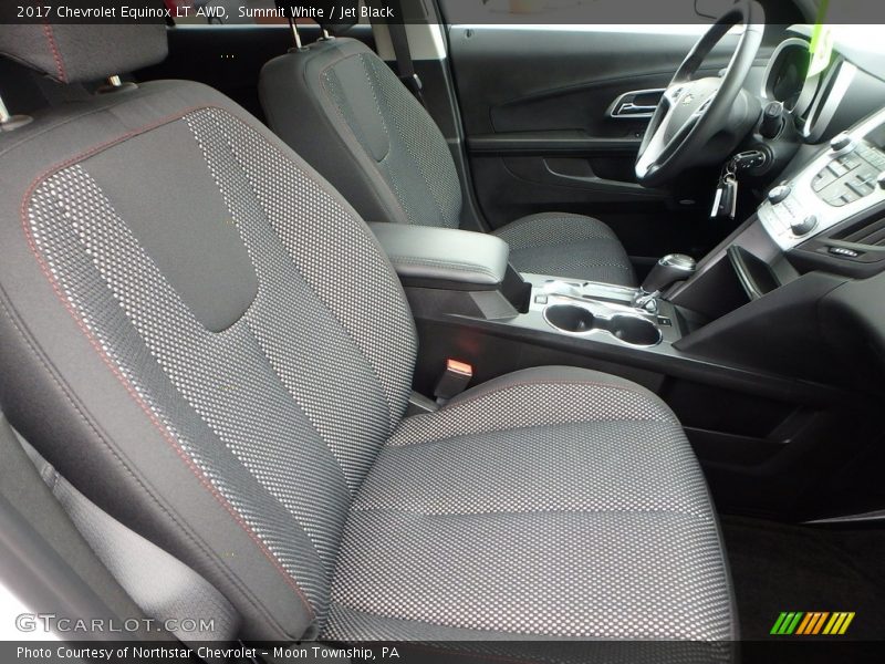Summit White / Jet Black 2017 Chevrolet Equinox LT AWD
