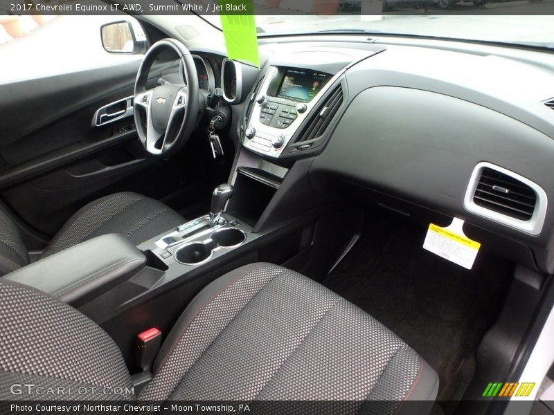 Summit White / Jet Black 2017 Chevrolet Equinox LT AWD