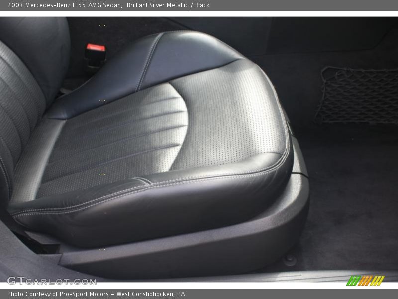 Brilliant Silver Metallic / Black 2003 Mercedes-Benz E 55 AMG Sedan