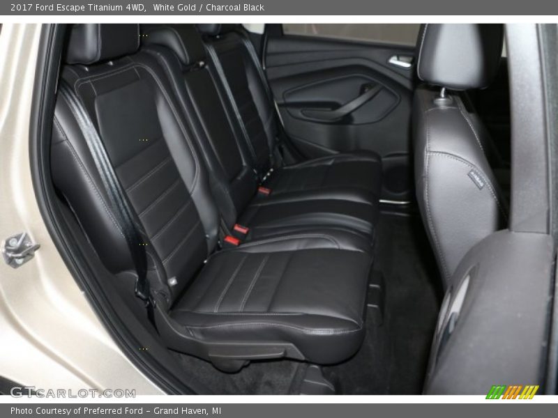 White Gold / Charcoal Black 2017 Ford Escape Titanium 4WD