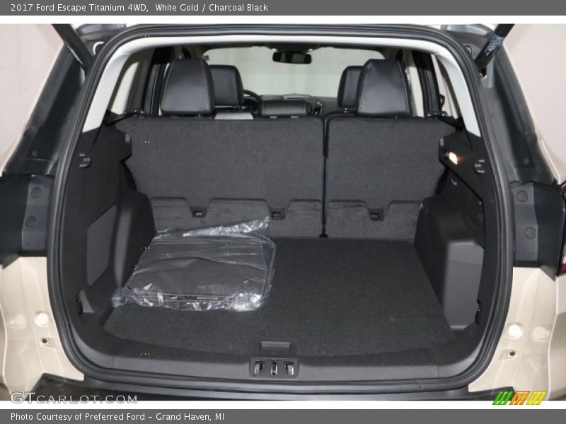 White Gold / Charcoal Black 2017 Ford Escape Titanium 4WD