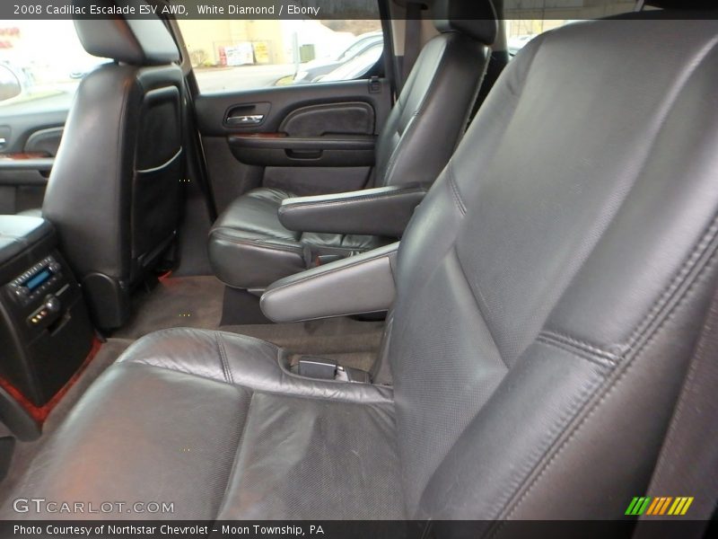 White Diamond / Ebony 2008 Cadillac Escalade ESV AWD