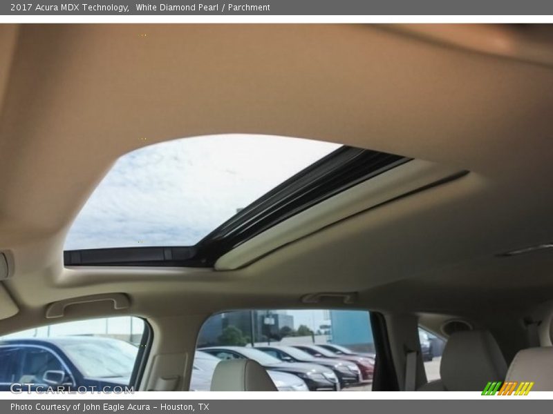 White Diamond Pearl / Parchment 2017 Acura MDX Technology