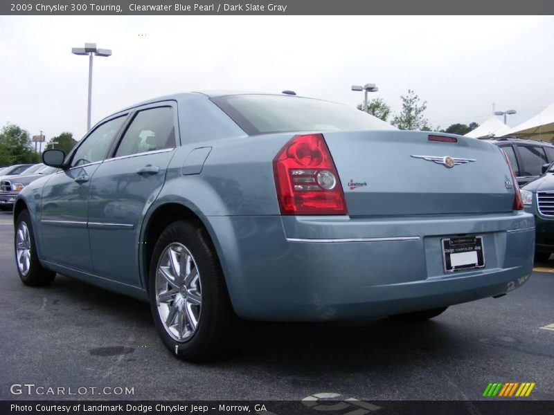 Clearwater Blue Pearl / Dark Slate Gray 2009 Chrysler 300 Touring