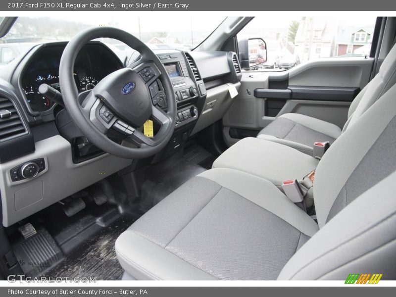 Ingot Silver / Earth Gray 2017 Ford F150 XL Regular Cab 4x4