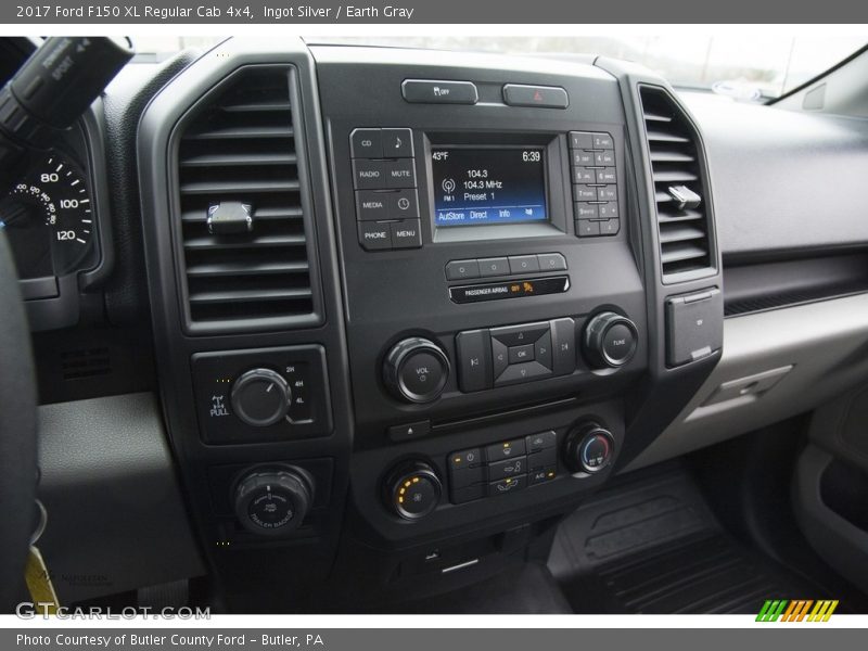 Ingot Silver / Earth Gray 2017 Ford F150 XL Regular Cab 4x4