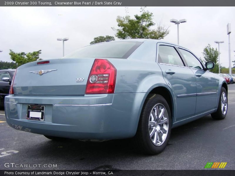 Clearwater Blue Pearl / Dark Slate Gray 2009 Chrysler 300 Touring
