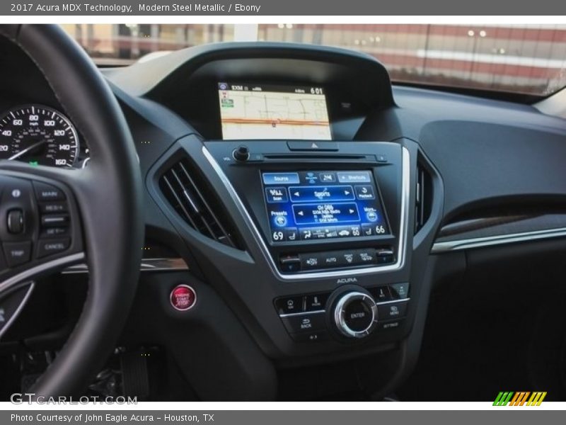 Modern Steel Metallic / Ebony 2017 Acura MDX Technology
