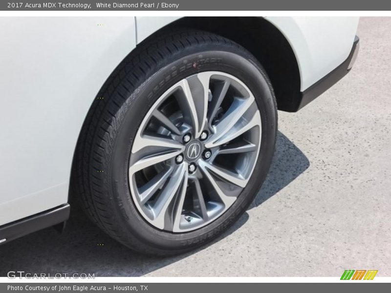 White Diamond Pearl / Ebony 2017 Acura MDX Technology